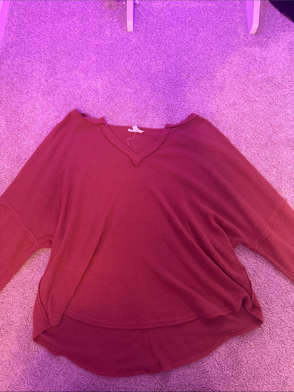 Blu Pepper maroon knit sweater